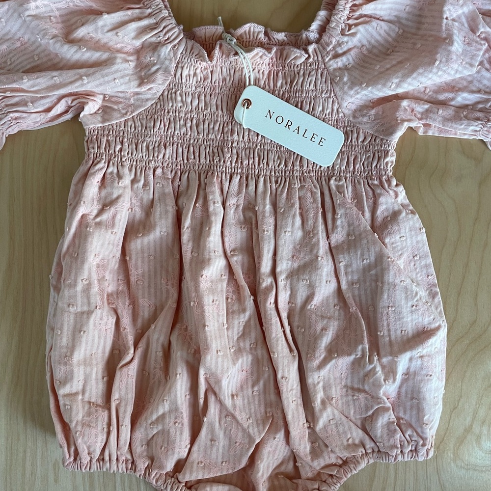 Rylee + Cru Noralee Pink Romper new with tags NWT